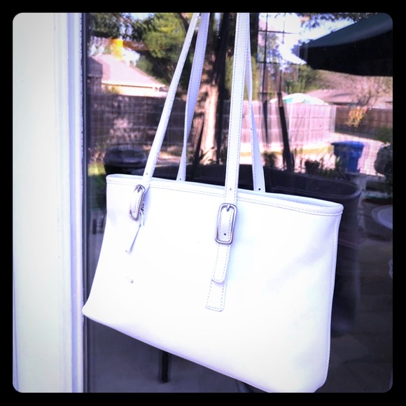 Coach Handbags - Vintage All White Coach purse